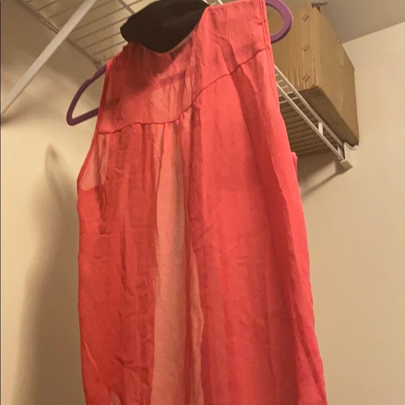 Black and pink see through top - Picture 2 of 2